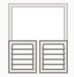  Cafe Style Shutters  